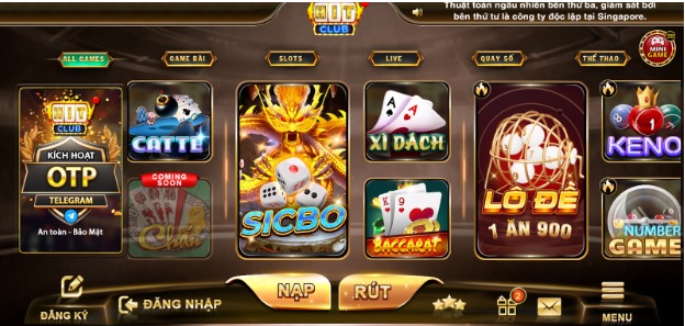 Hốt bạc khủng với Sicbo Hit Club với tỷ lệ trả thưởng cao