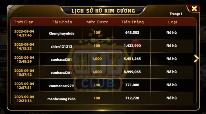 Bật mi bí kíp chơi mini game Kim cương Hit Club siêu dễ thắng