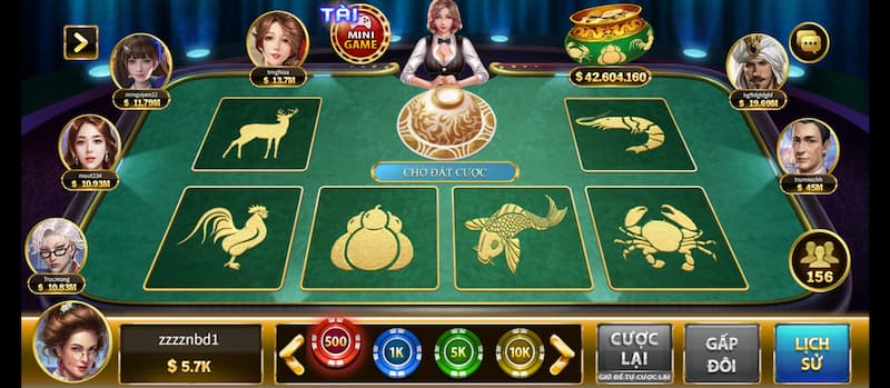 Game dân gian Bầu cua Hit Club với lối dễ chơi dễ thắng