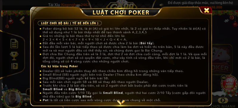 Thông tin tổng quát từ cơ bản đến nâng cao của luật chơi Poker