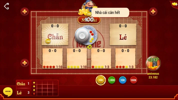 Bán chẵn lẻ xóc đĩa cần chú ý đến tài chính
